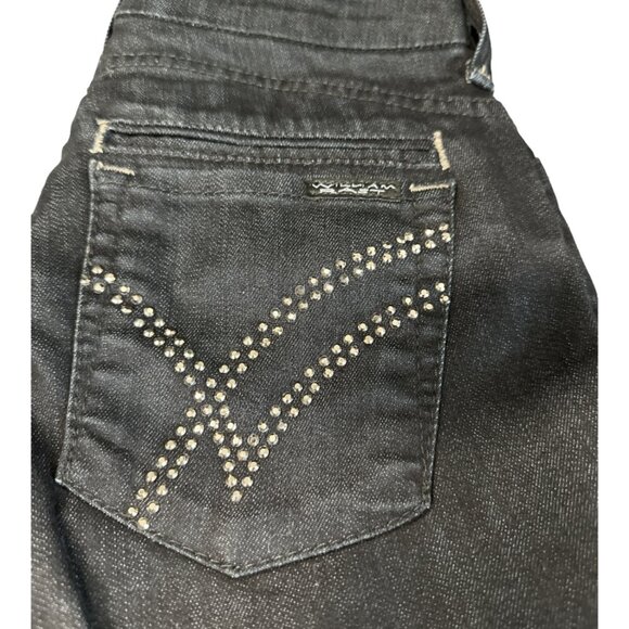 William Rast Savoy Skinny Leg Jeans Size 25 Dark Denim - Picture 6 of 11